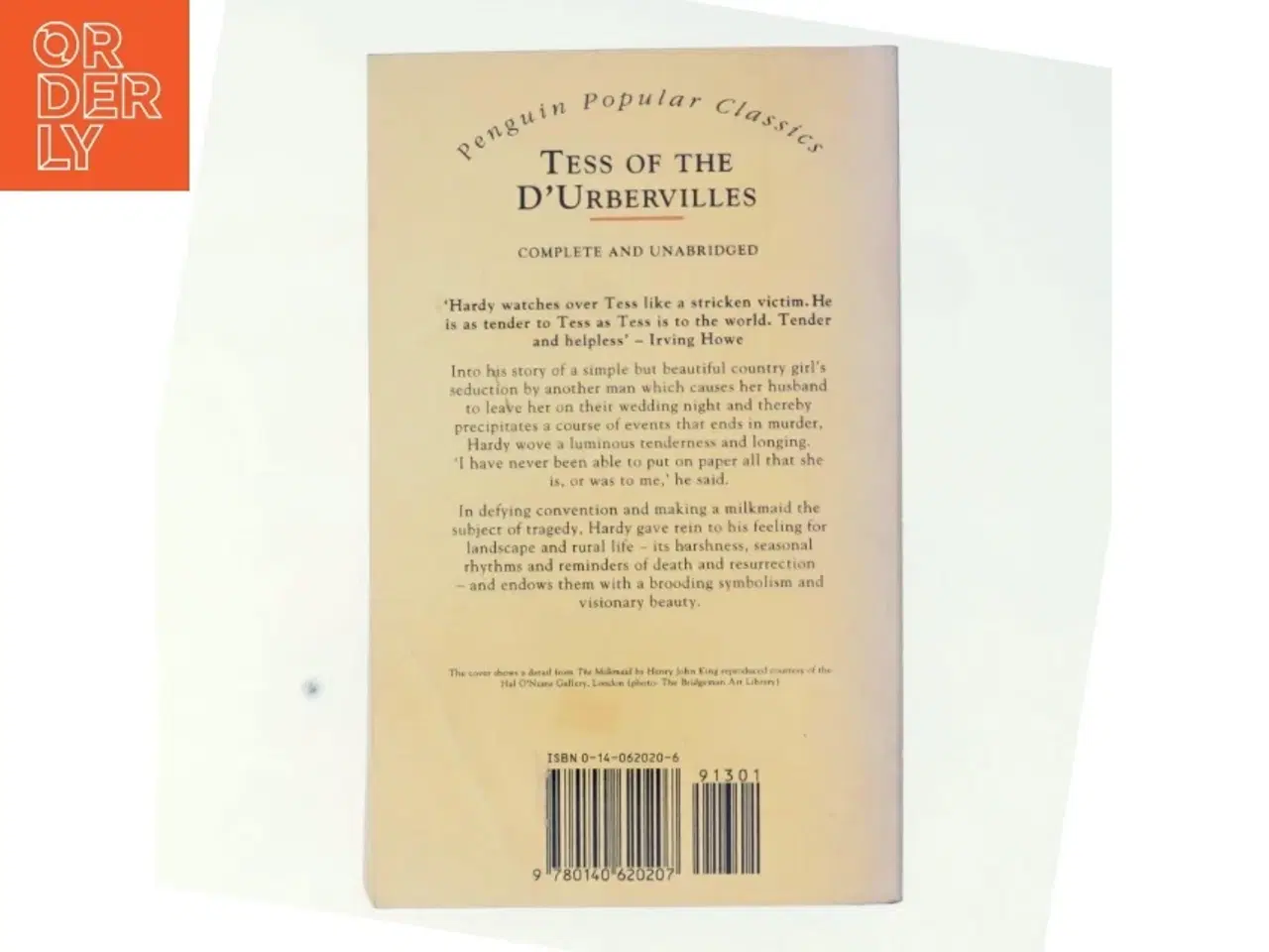 Billede 3 - Tess of the D&#39;Urbervilles af Thomas Hardy (Bog)