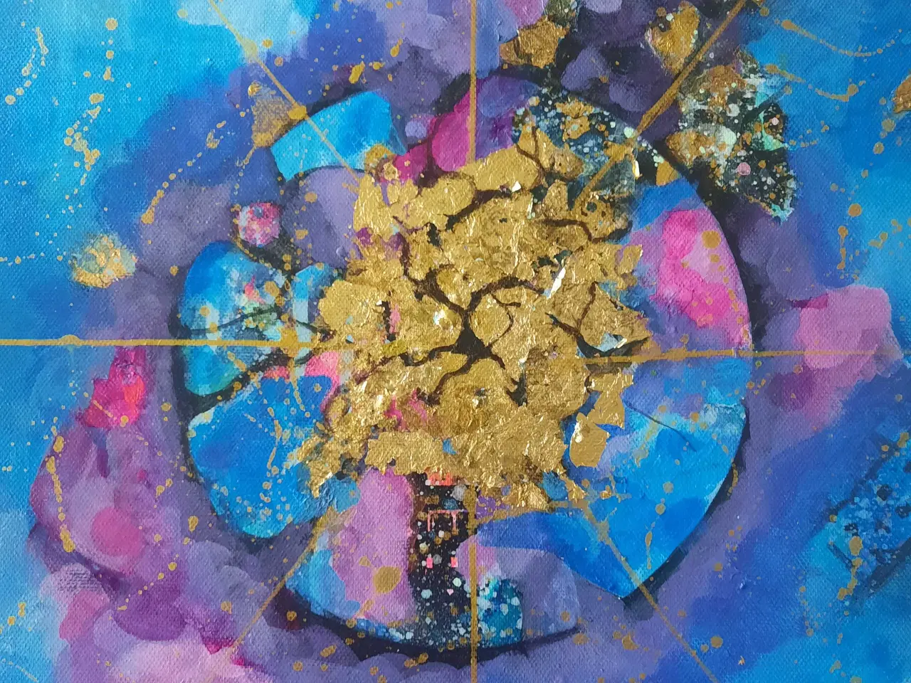 Billede 12 - Akrylmaleri på lærred 40x50 cm