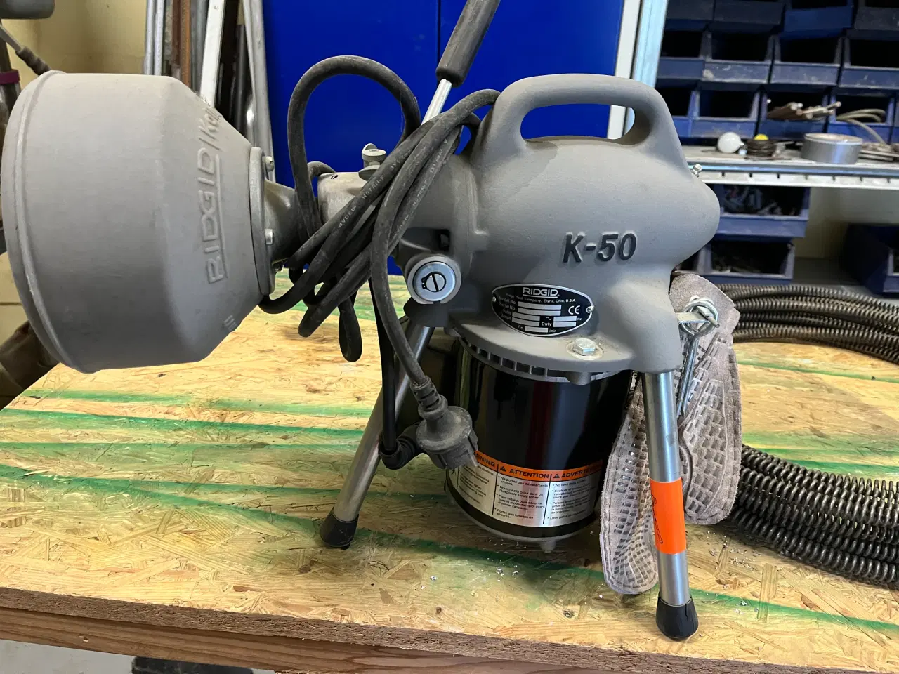 Billede 2 - Ridgid K50 kloak renser op til 110 mm