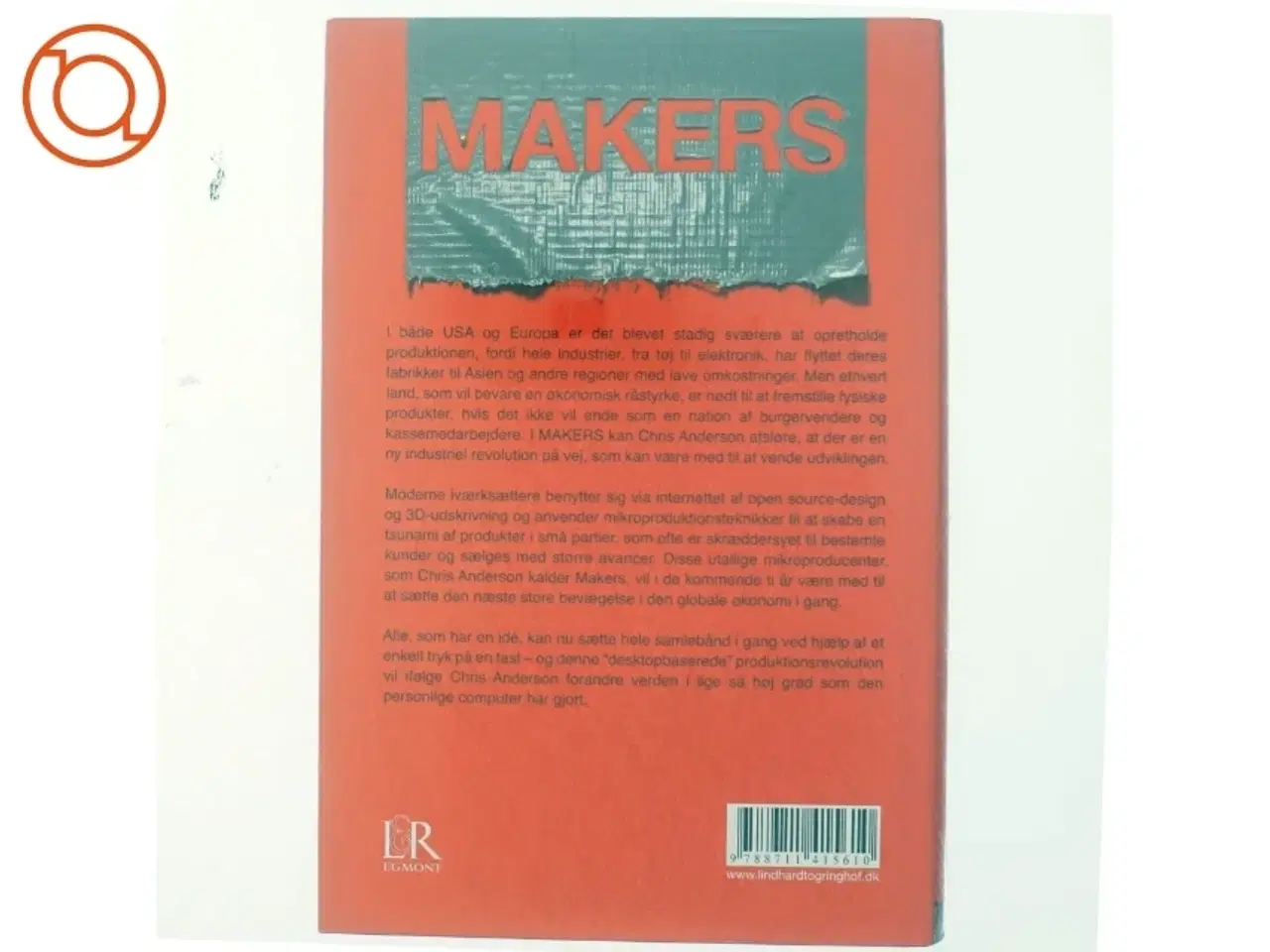 Billede 3 - Makers - den nye industrielle revolution af Chris Anderson (Bog)