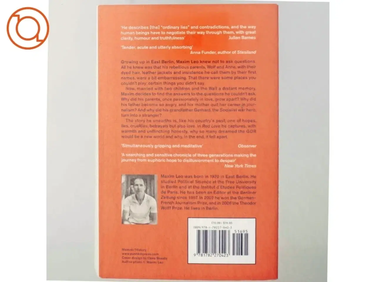 Billede 3 - Red love : the story of an East German family af Maxim Leo (1970-) (Bog)