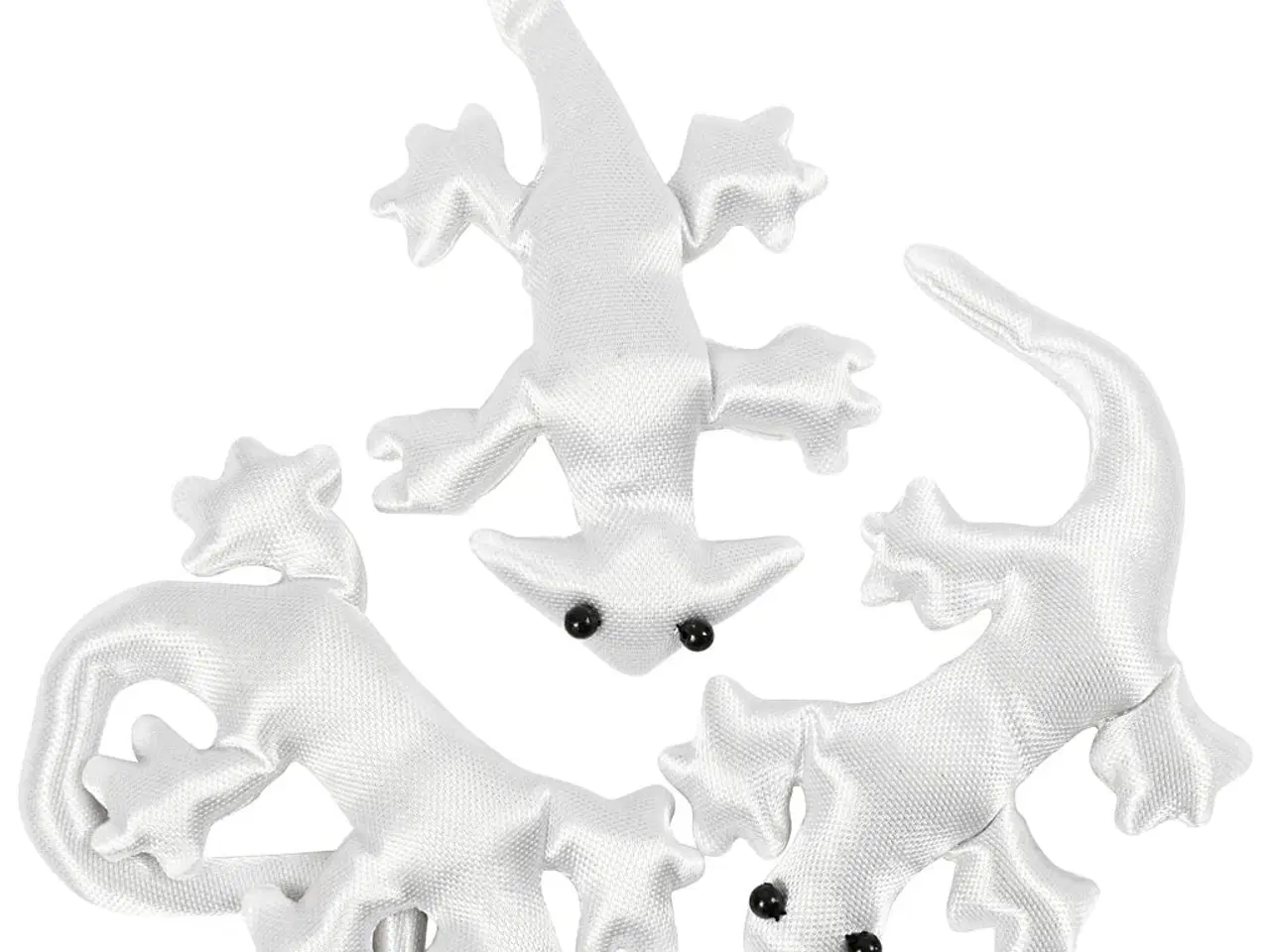 Billede 1 - Stofkryb Hvid 10-14 cm - 3 stk. til Kreative Projekter