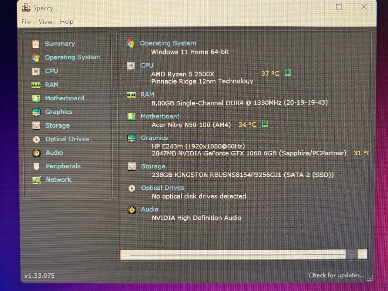 Billede 2 - Acer gaming computer Ryzen 5