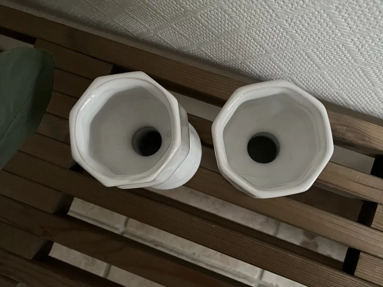 Billede 2 - Hvide Lysestager