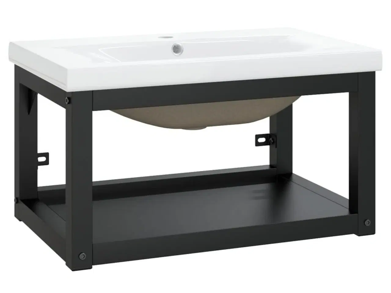 Billede 2 - Indbygget håndvask på stel jern sort