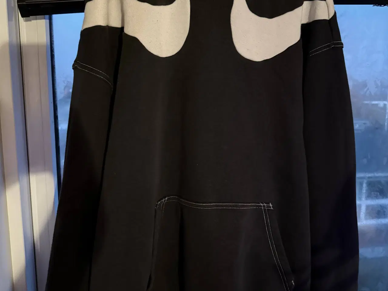 Billede 1 - Nike Team Hættetrøje – Flot blågrå farve – Str. L