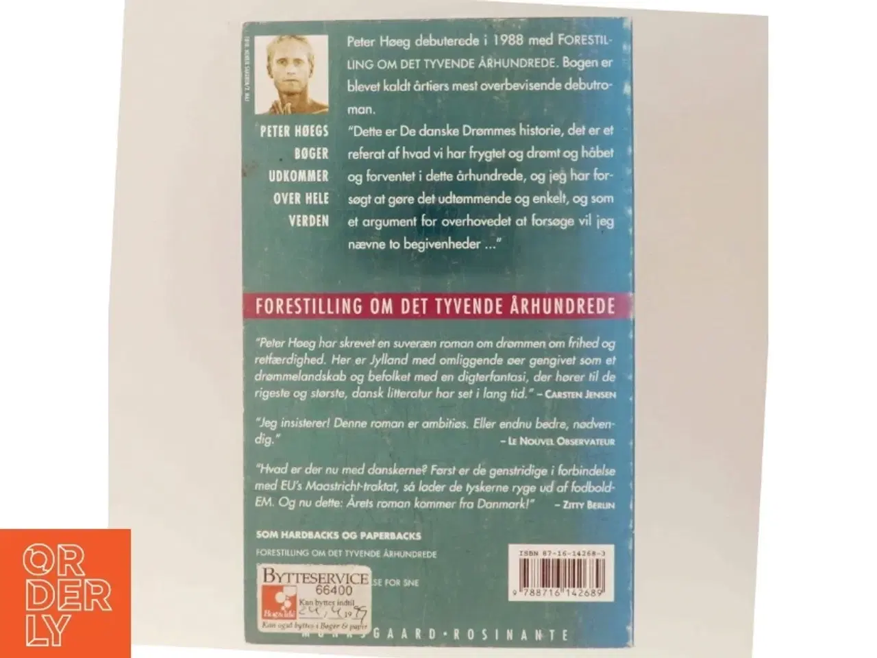 Billede 3 - Forestilling om det tyvende århundrede : roman af Peter Høeg (f. 1957-05-17) (Bog)