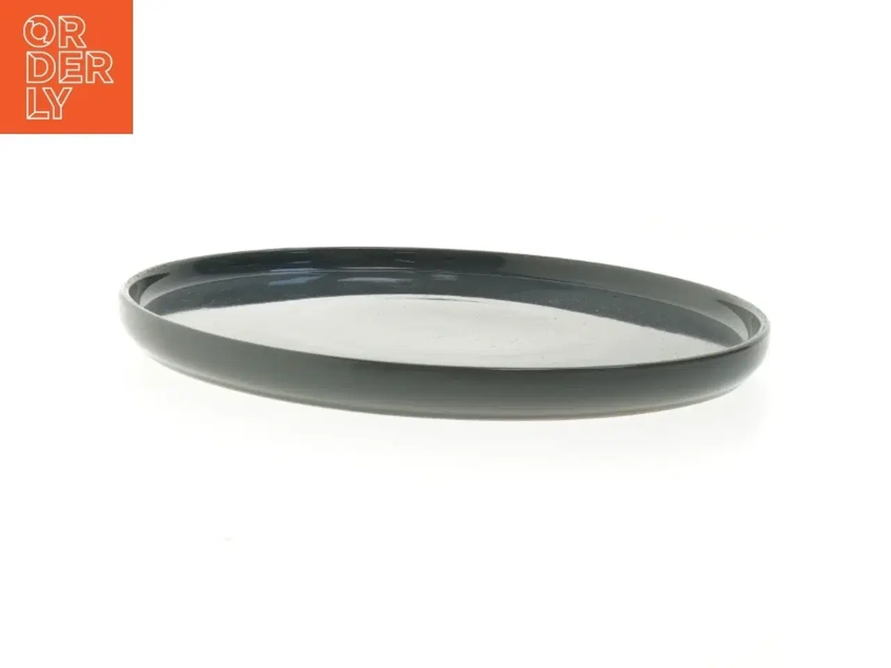 Billede 3 - Grå keramik tallerkener fra Sustainable Orphans (str. Ø ø 25 cm. 4 styk)