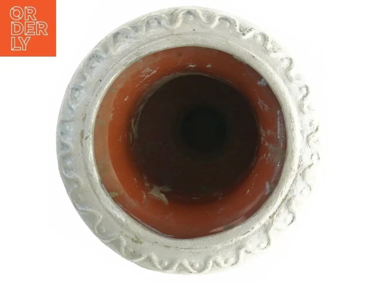 Billede 2 - Antik hvid vase (str. 15 cm)