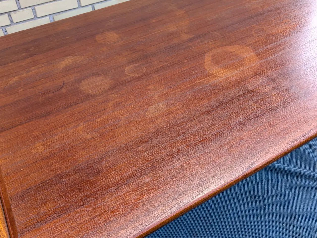 Billede 2 - TEAK SPISEBORD MED 2 TILLÆGSPLADER