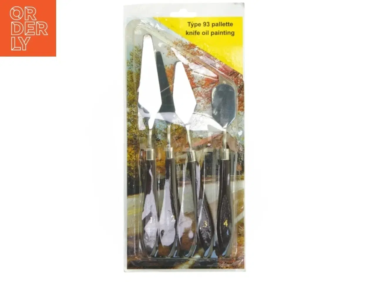 Billede 1 - Sæt med paletknive til oliemaling