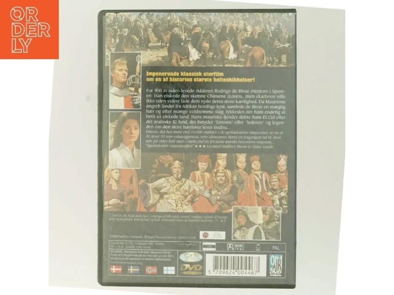 Billede 3 - El Cid DVD fra on-air-video.dk