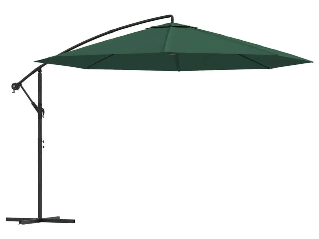 Billede 2 - Hængeparasol 3,5 m grøn