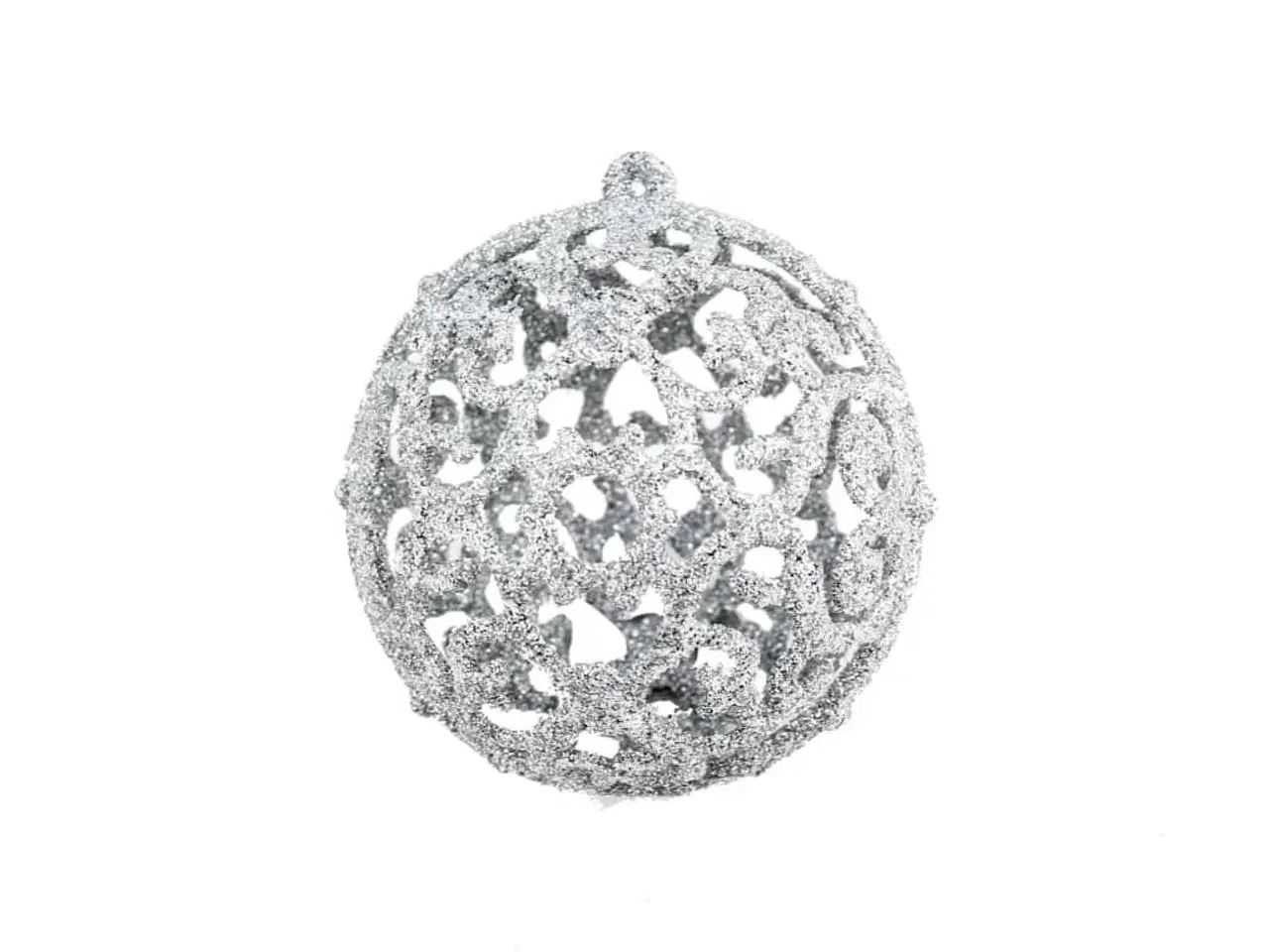 Billede 3 - Julekuglesæt 100 stk. 3/4/6 cm sølvfarvet