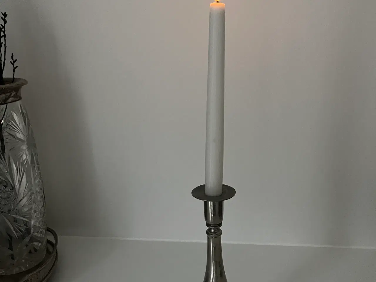 Billede 1 - Tin lysestage Thorkild Jensen