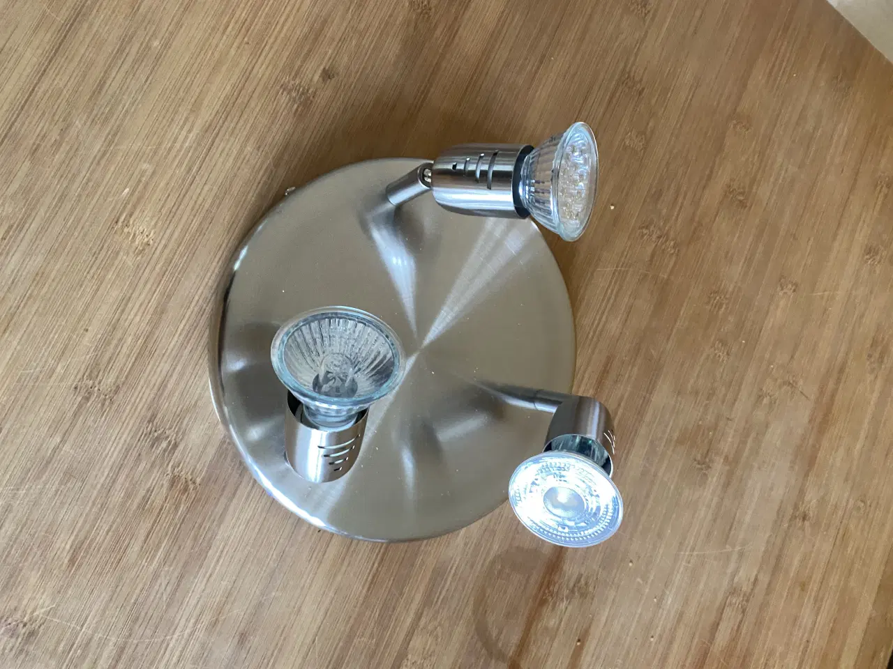 Billede 1 - Loft rondel med 3 led spot pærer