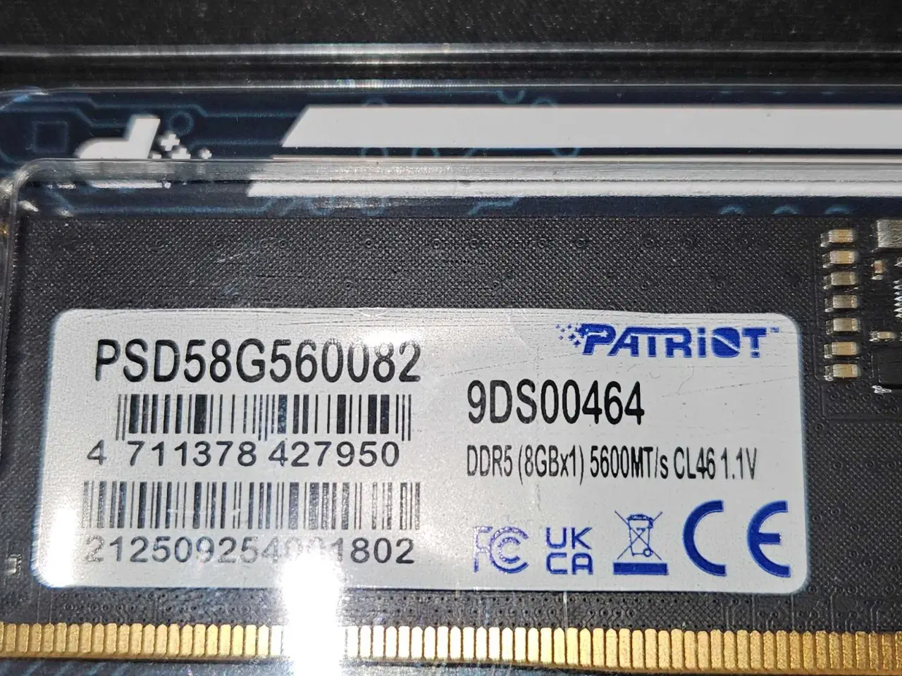 Billede 1 - DDR5 8GB ram modul