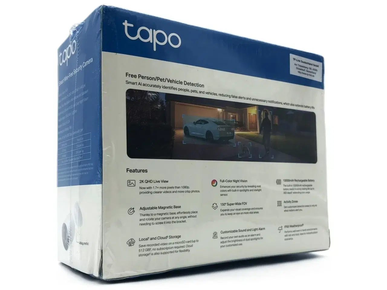 Billede 2 - Overvågningskamera udendørs/indendørs TP-Link Tapo C425 2K QHD (4 MP)