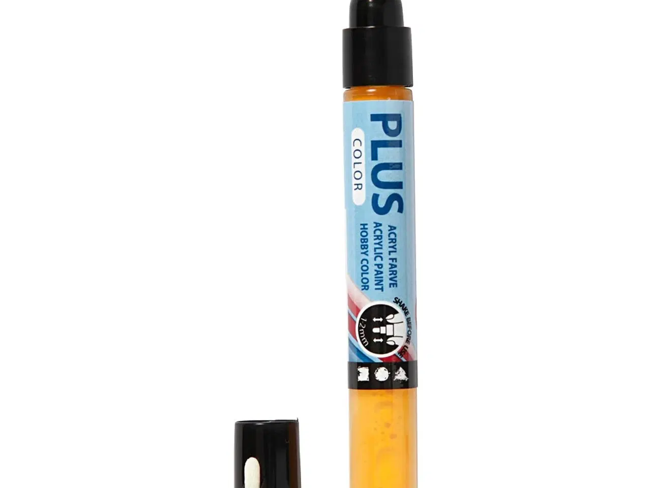 Billede 1 - Plus Color Tusch, L: 14,5 cm, streg 1-2 mm, yellow sun, 5,5 ml, 1 stk.