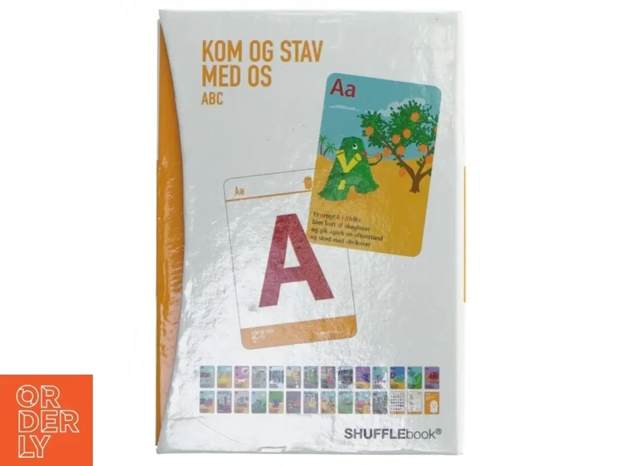 Billede 1 - Shufflebook Kom og Stav med Os ABC kort fra Shufflebook (str. 16,5x11,5 cm)