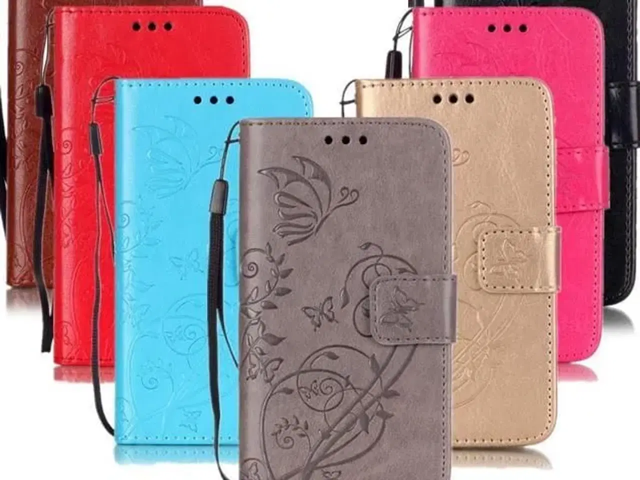 Billede 6 - Turkis flip cover iPhone 5 5s SE 6 el 6s