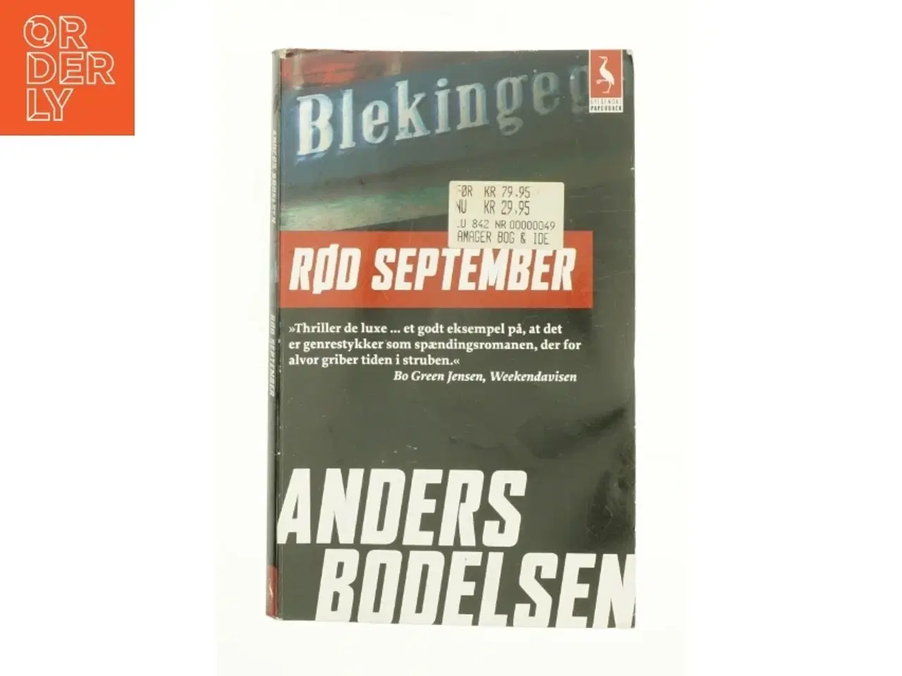 Billede 1 - Rød september af Anders Bodelsen (Bog)
