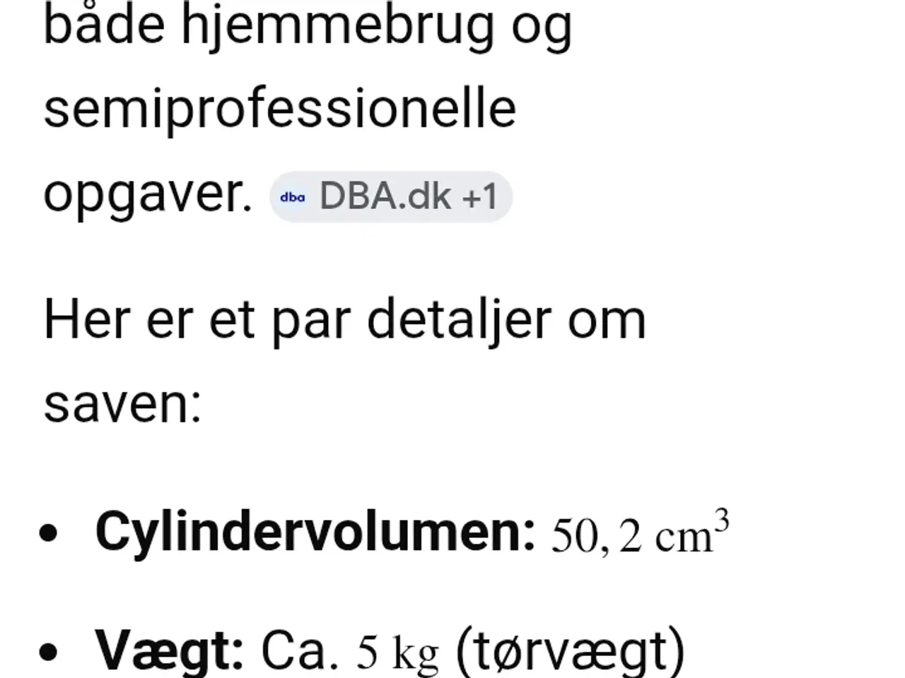 Billede 1 - Professionel Jonsered CS 2152 Turbo