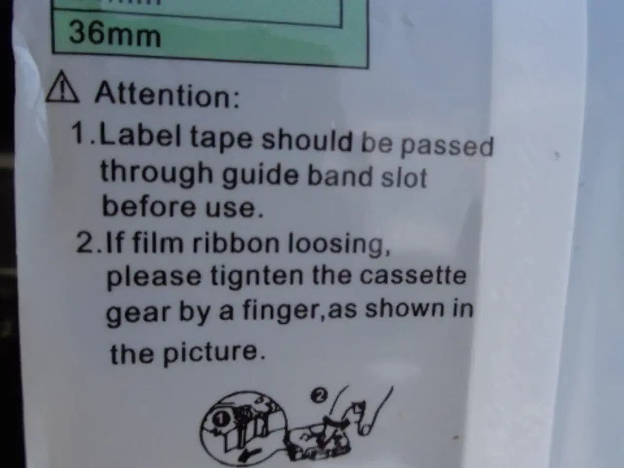 Billede 3 - Kassette til Brother labelprinter