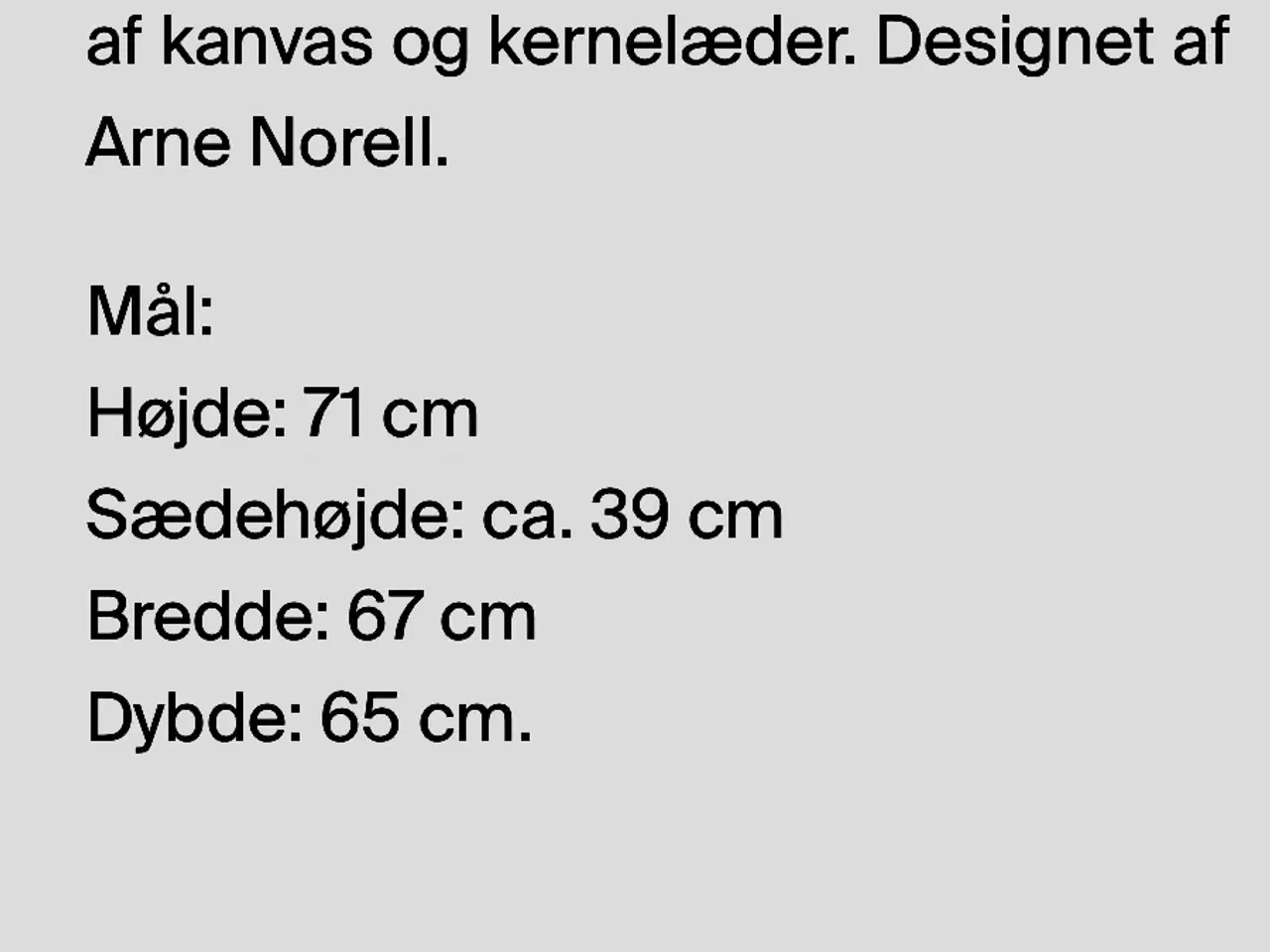 Billede 4 - Designer Scirocco Safaristol Arne Norell
