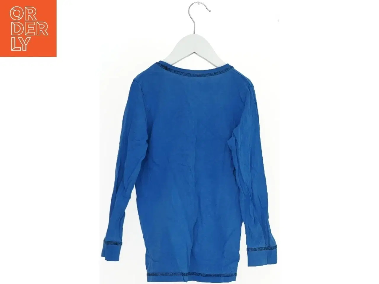 Billede 2 - Langærmet bluse med dinosaur grafik fra Mads & Mette (str. 128)