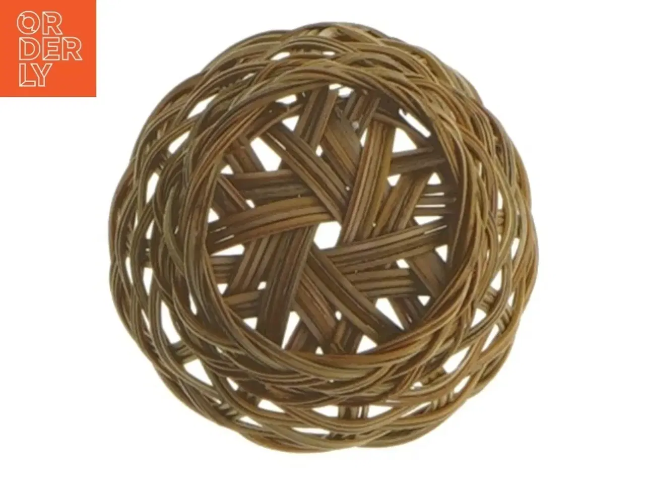 Billede 3 - Flettet kurv (str. Ø. 6 cm. længde. 4,5 cm)