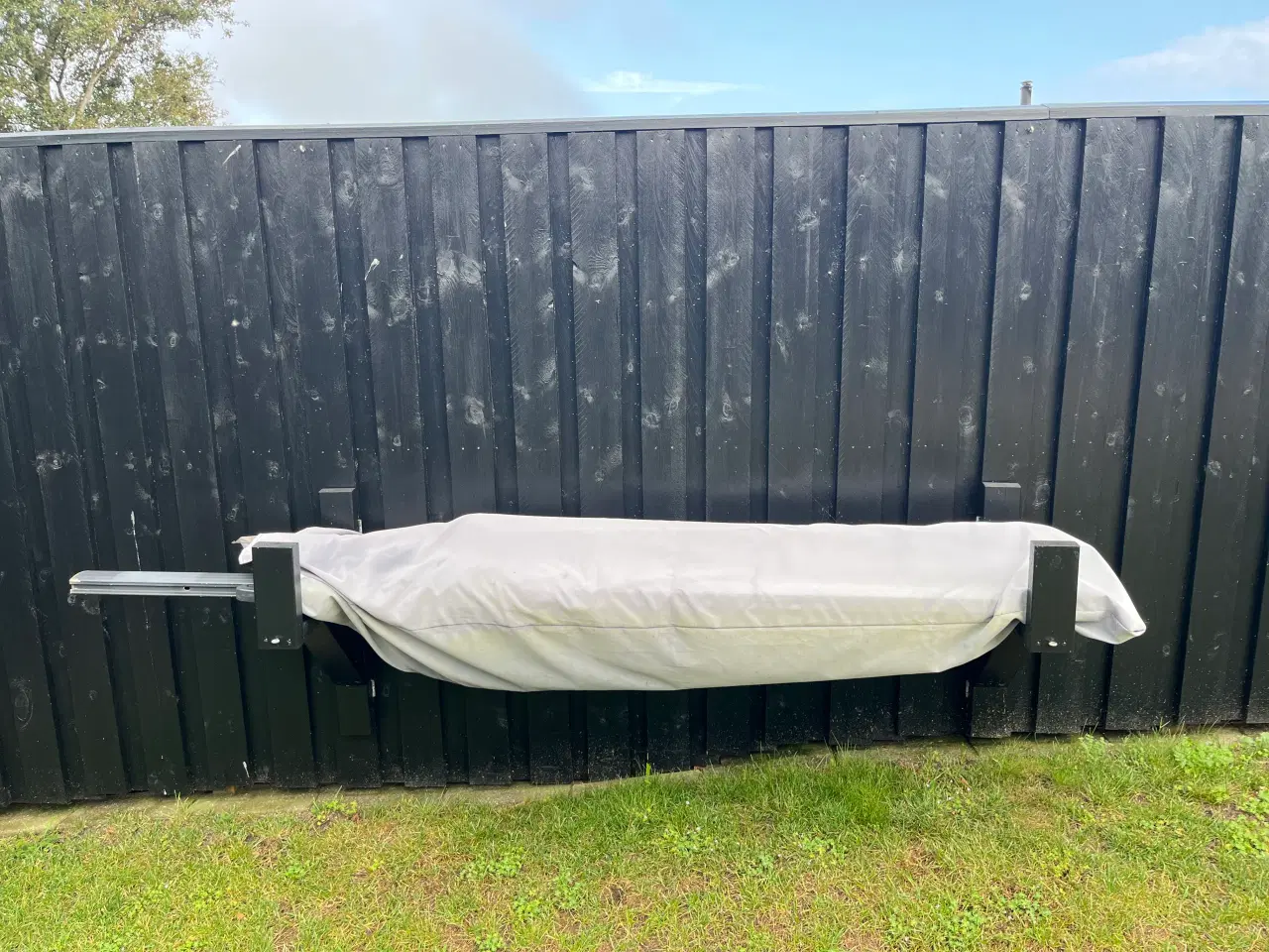 Billede 3 - Haveparasol 3x3m sort/antracitgrå
