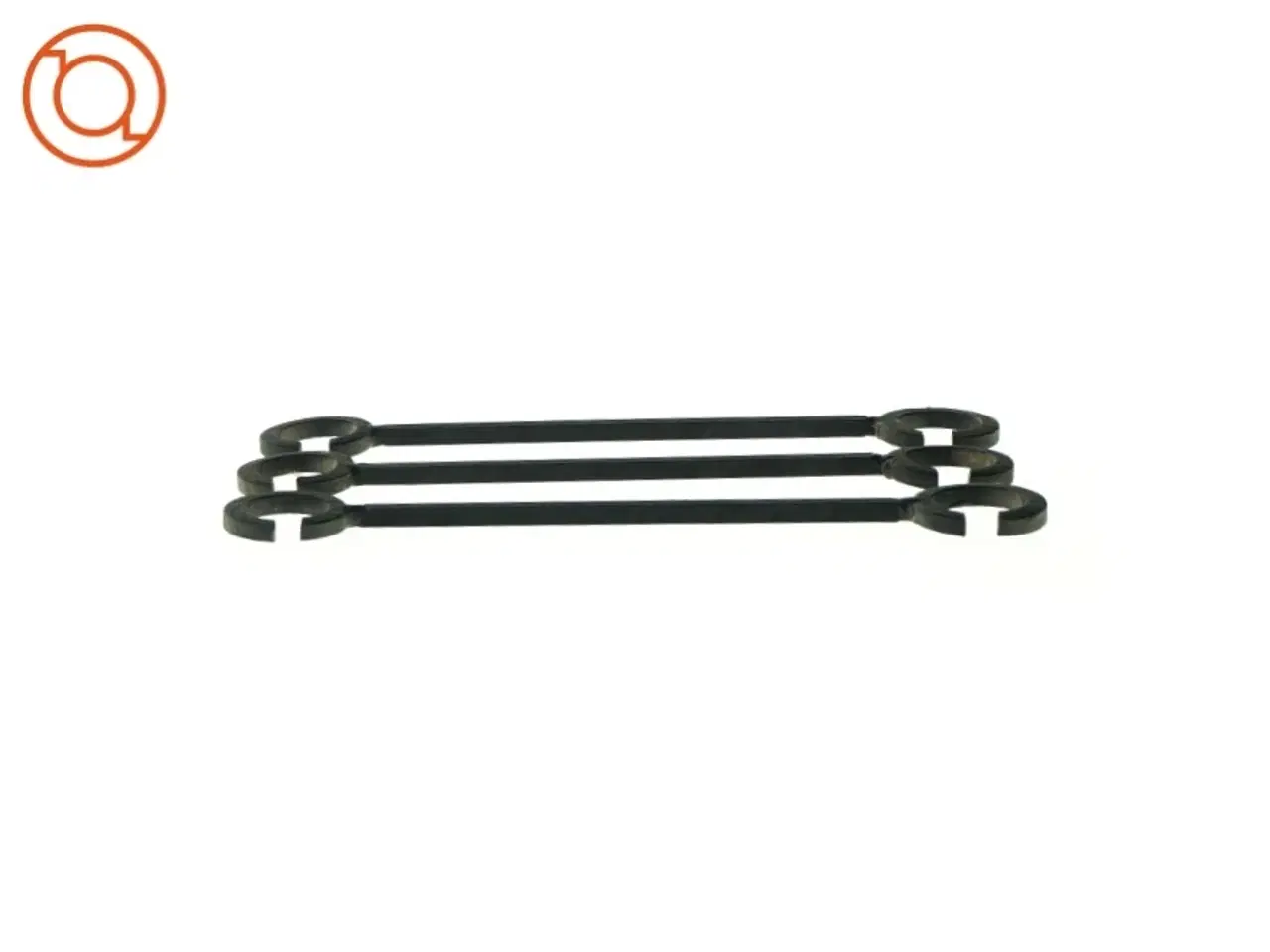 Billede 4 - Jern ting (3 stk) (str. L 33 cm)