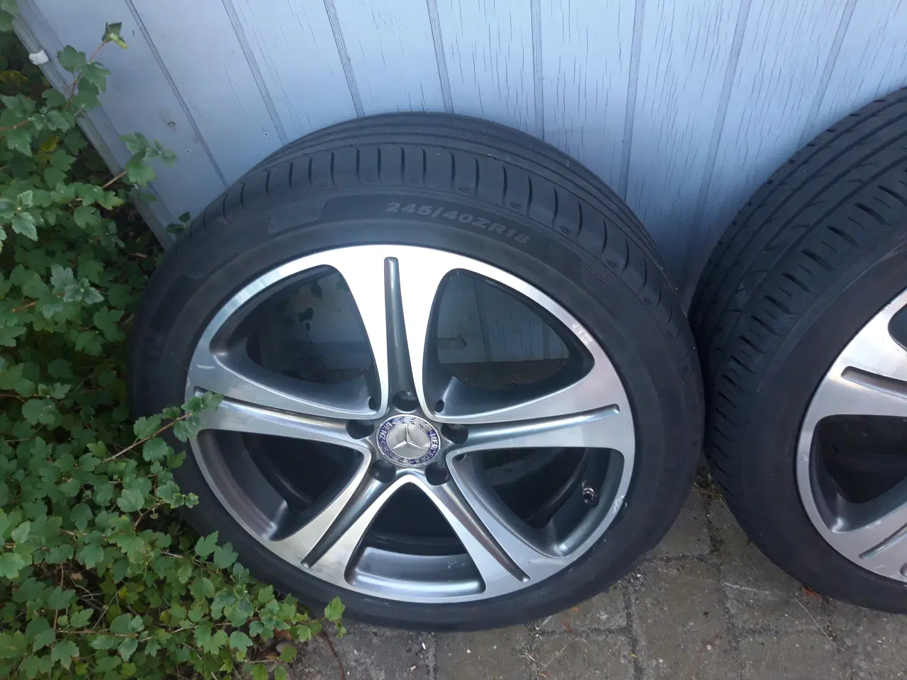 Billede 7 - 18" Mercedes E alufælge med gode dæk