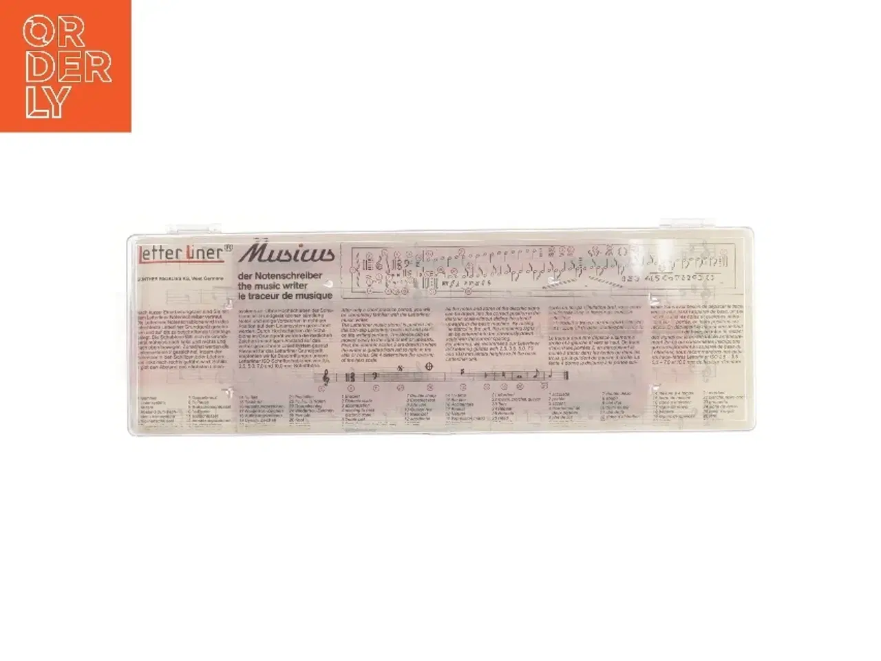 Billede 2 - Musiklinjeværktøj (str. 38x12,5 cm)