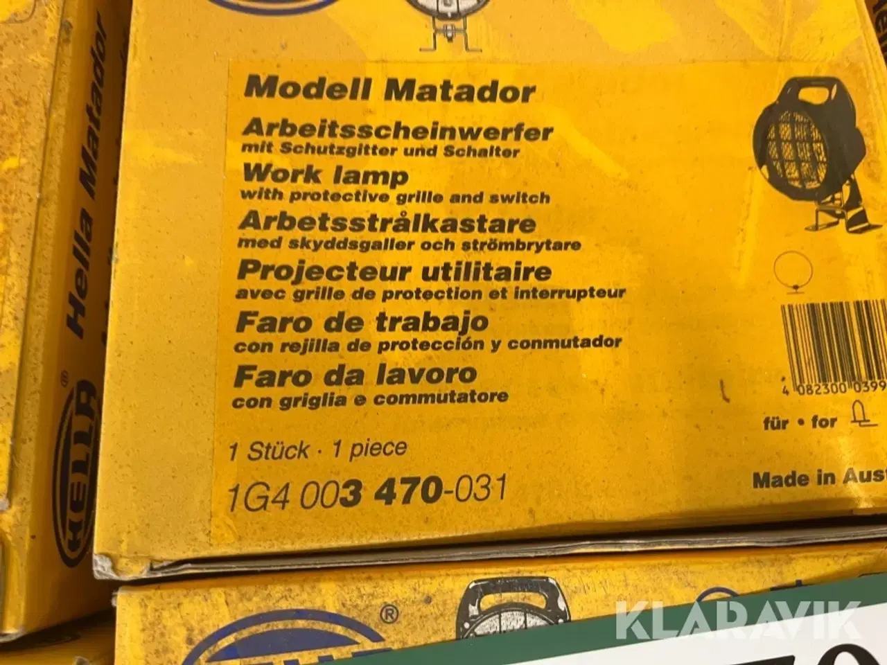 Billede 5 - Arbejdslamper Hella Matador 1G4 10styk