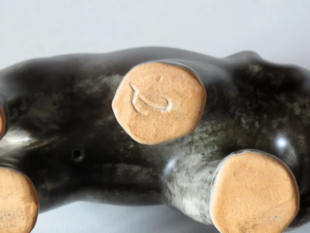 Billede 6 - Joghus elefant i mørk keramik 