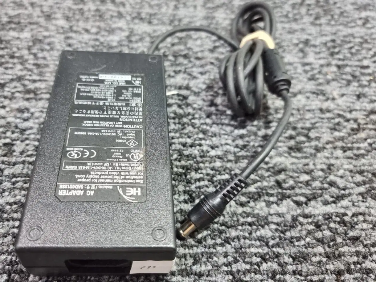 Billede 1 - HE SAD6012SE 12V 5.0A strømforsyning AC/DC adapter