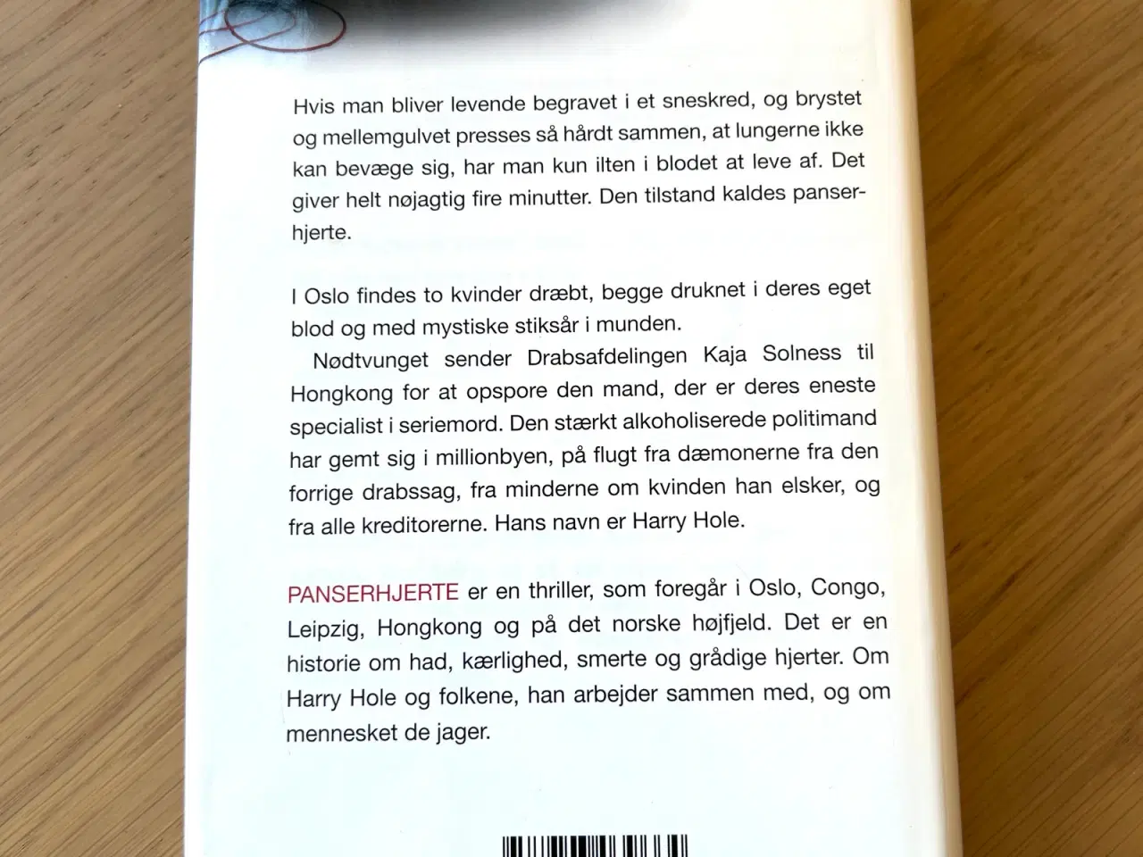 Billede 2 - Førsteudgave af Panserhjerte af Jo Nesbø