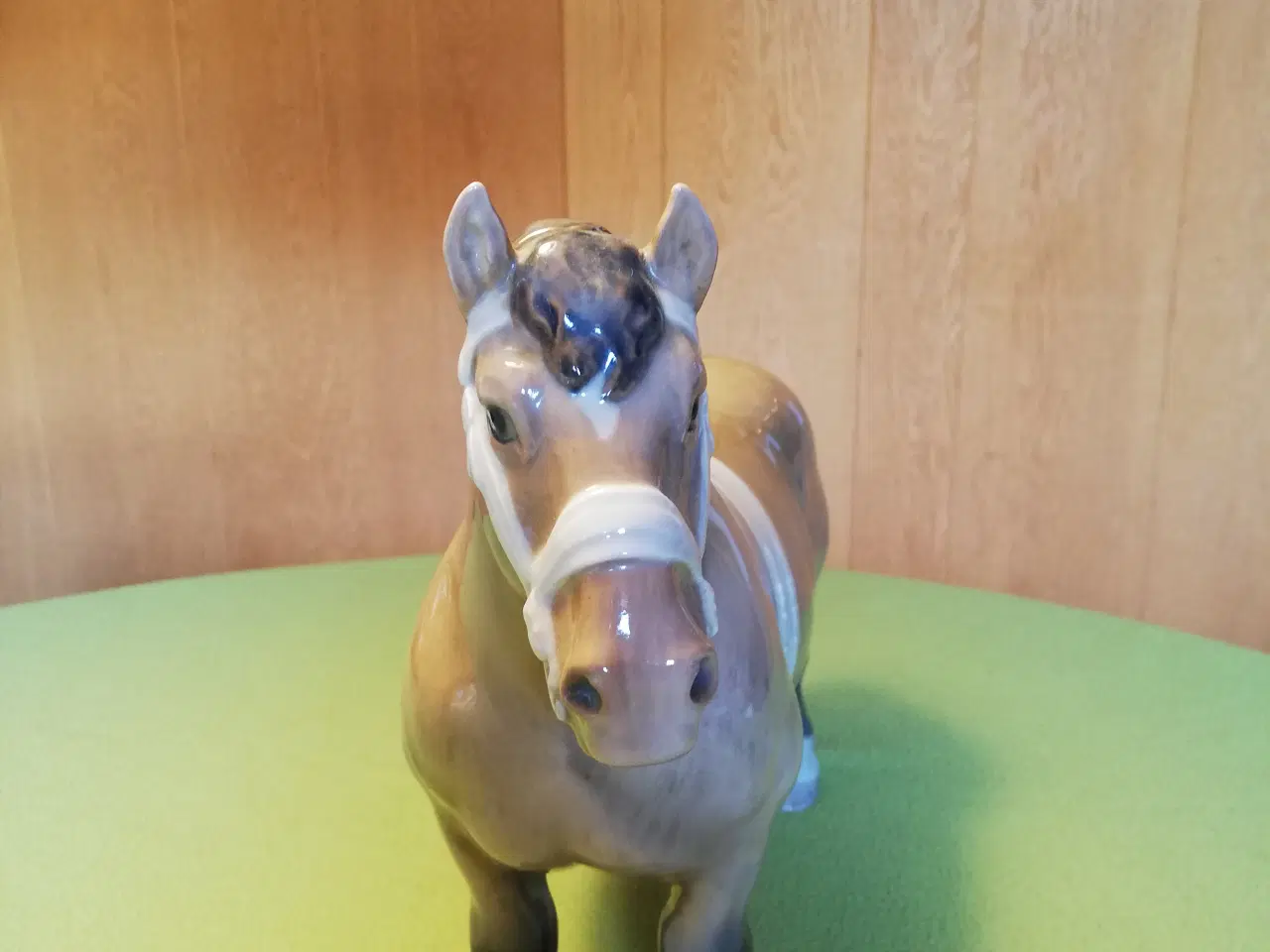 Billede 2 - B&G figur nr. 2234 belgisk hingst højde 25 cm