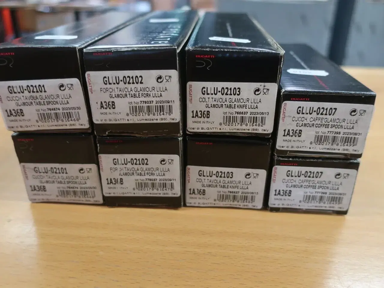 Billede 2 - 36 stk. BUGATTI Glamour Lilla bestik