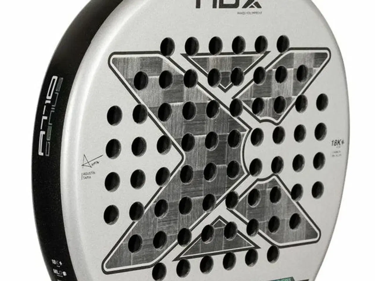 Billede 3 - Padel bat Nox At10 Genius 18K - mørkegrå (360-375 g)