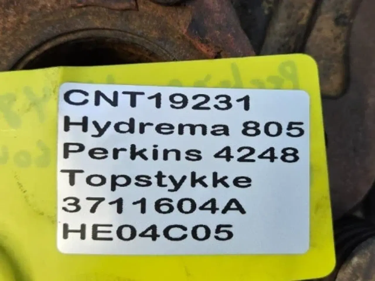 Billede 18 - Perkins 4.248 Topstykke 3711604A