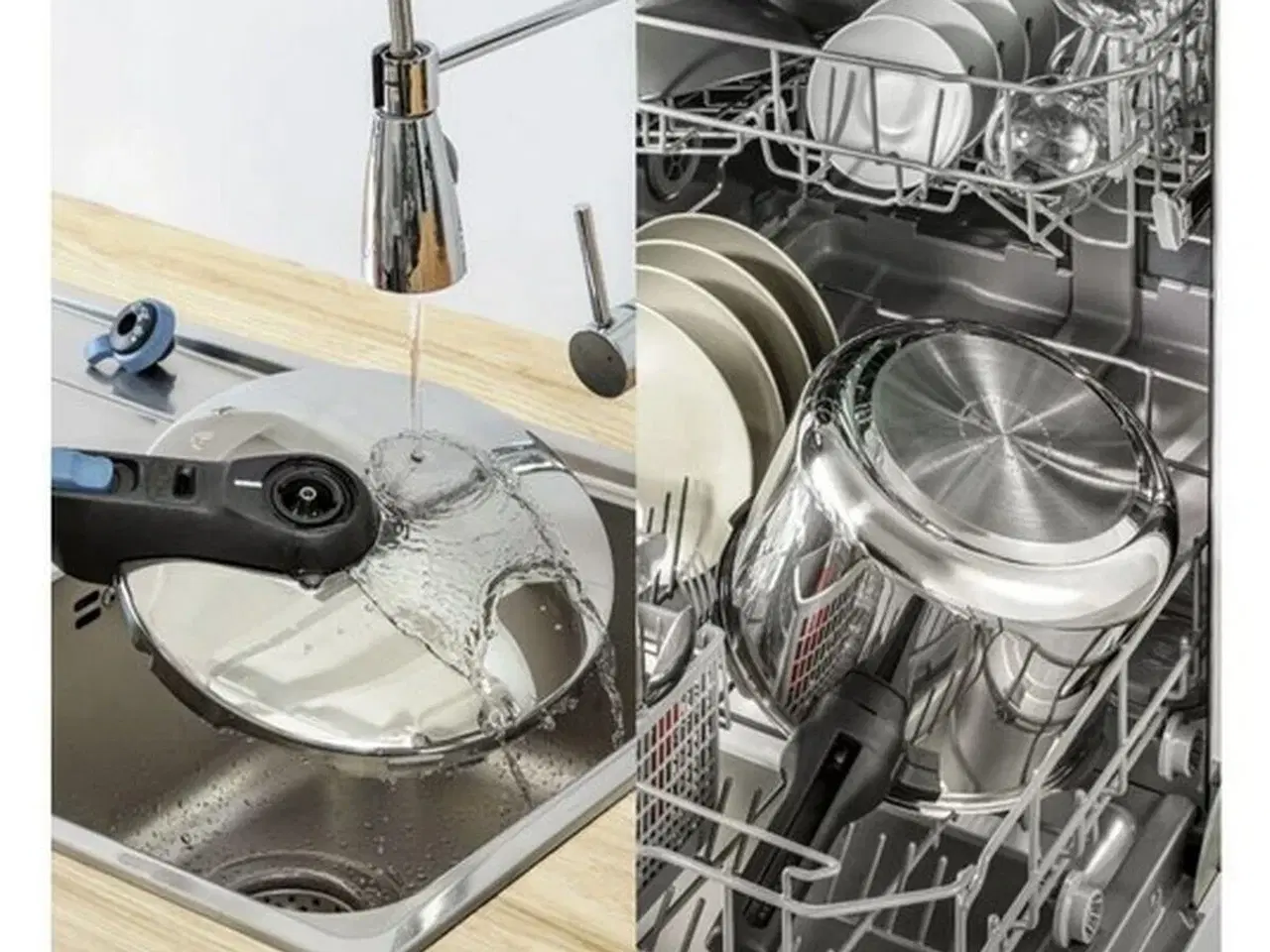 Billede 12 - Trykkoger Tefal P2584301 rustfrit stål - 4 og 6 l sæt