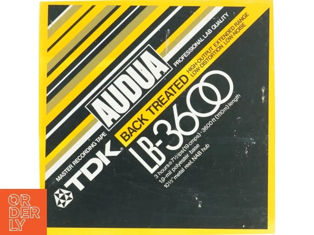 Billede 1 - TDK Audua LB-3600 Master Recording Bånd på metalspole med NAB kerne(str. 28 x 28 cm)