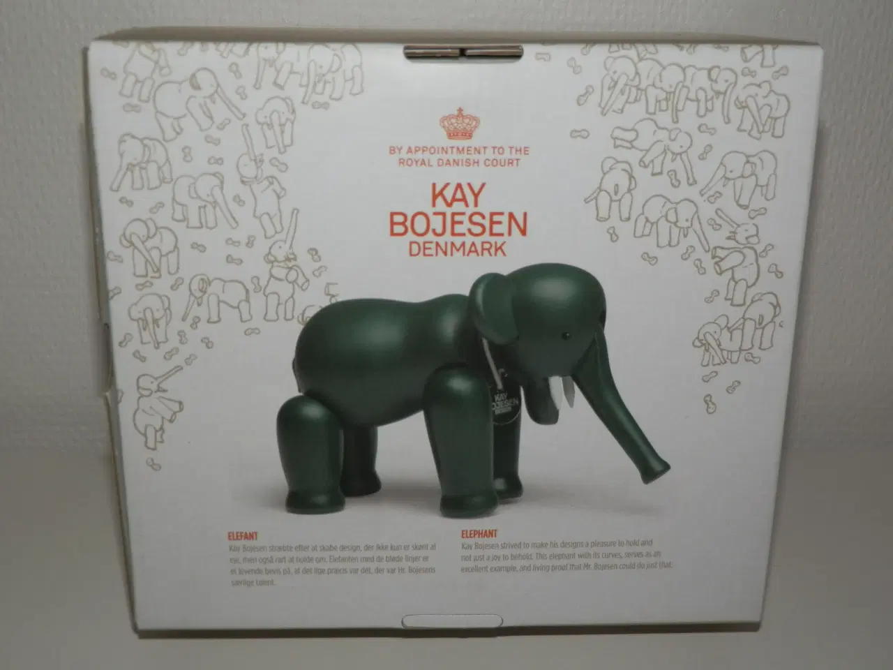 Billede 3 - Ny Kay Bojesen grøn Carlsberg elefant