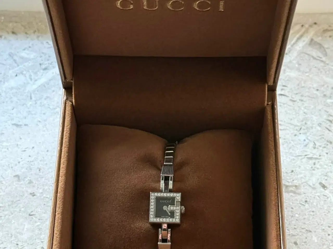 Billede 1 - Super flot Gucci 102G Mini dameur med diamanter