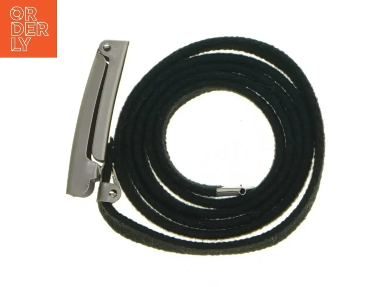 Billede 1 - Sort bælte med spænde (str. 106 cm)