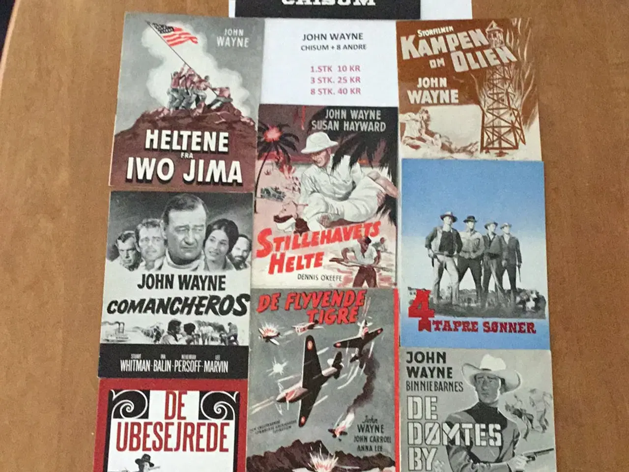 Billede 2 - JOHN WAYNE - 4 LOT. - Se Rabatten