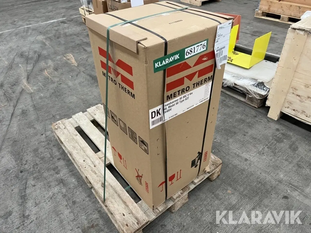 Billede 1 - El-vandvarmer Metro Therm 60 88C 56L Type622